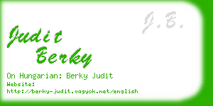 judit berky business card